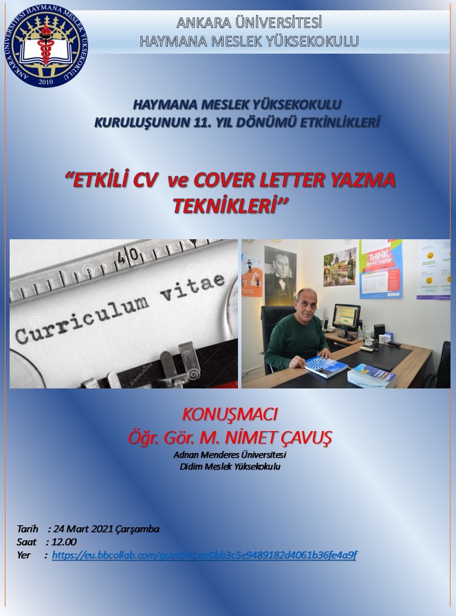 cover letter yazma